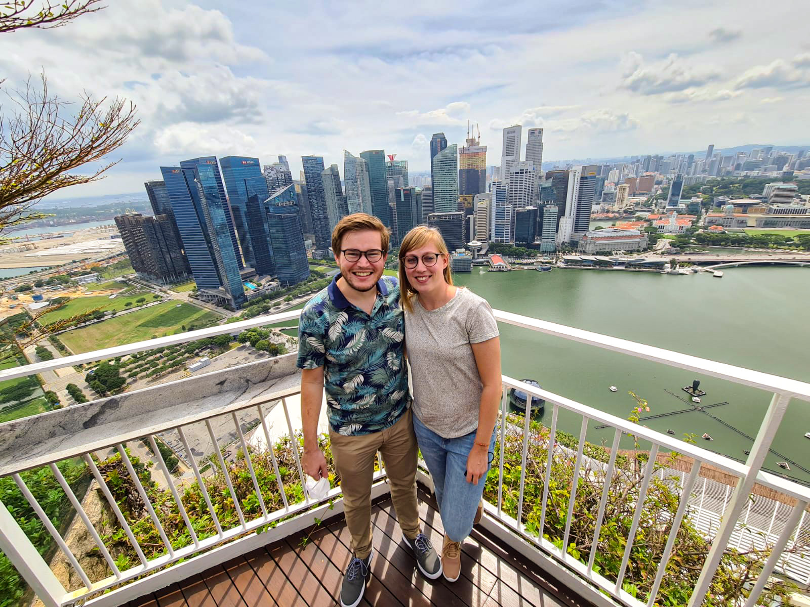 Karin & Willem in Singapore