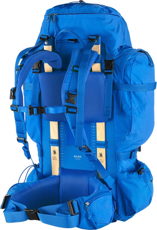 Fjällräven Kajka blauw achterkant backpack