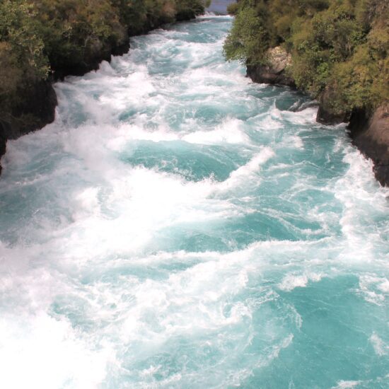 Huka Falls zuidereiland Nieuw-Zeeland