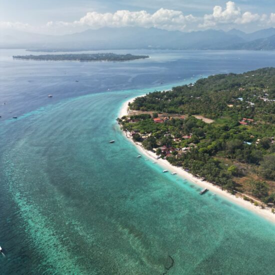 Gili Meno eiland drone