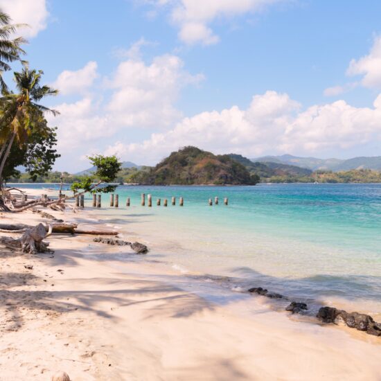 Strand Gili Asahan parelkwekerij