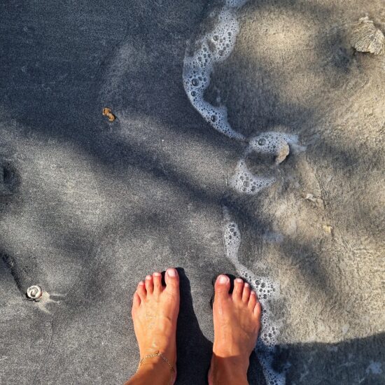 zwart strand Gili Asahan