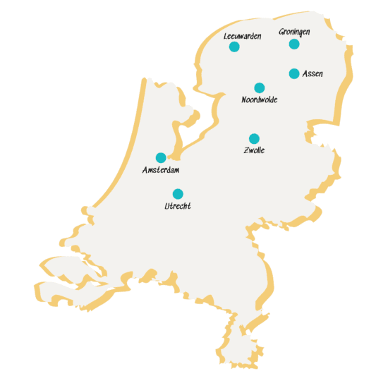 Kaart Nederland Noordwolde